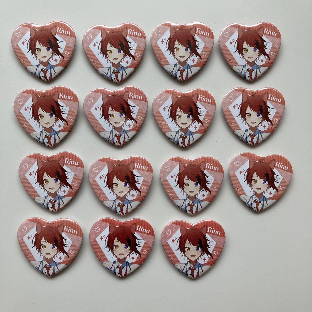 莉犬くん すとぷり ハート缶バ 7周年 ハナミライ 莉犬くん 7th